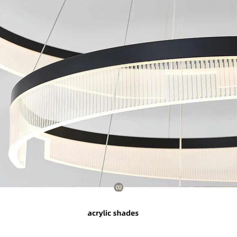Mae Led Ring Chandelier