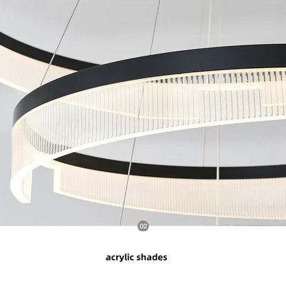Mae Led Ring Chandelier