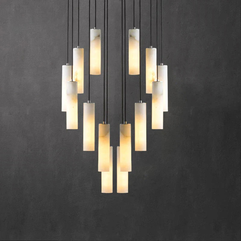 Classic Tube Chandelier for Living Room & Foyer