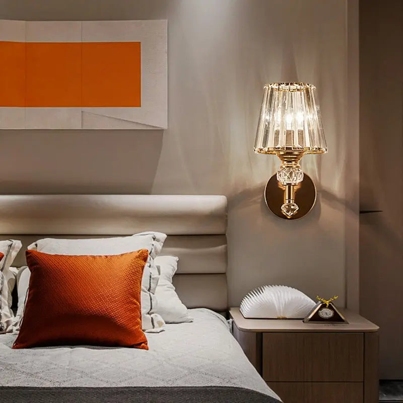 Mavis Wall Lights with Crystals