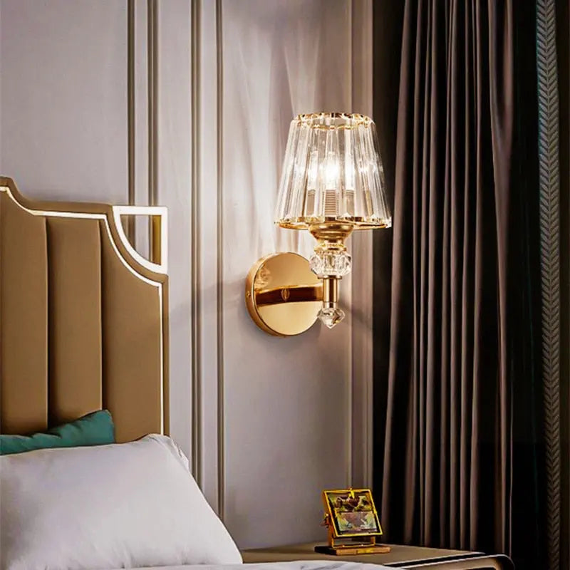 Mavis Wall Lights with Crystals