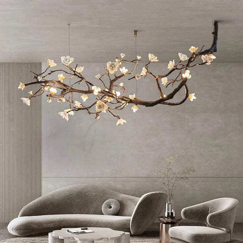 Minas Rustic Tree Branch Chandelier