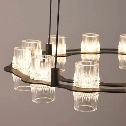 Misty 2-Layer Ring Modern Retro Chandelier