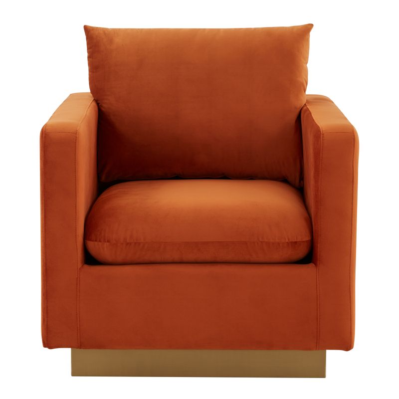 Elvira Velvet Accent Armchair