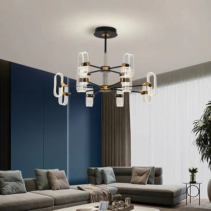 Modern Acrylic Led Chandelier with Remote Control