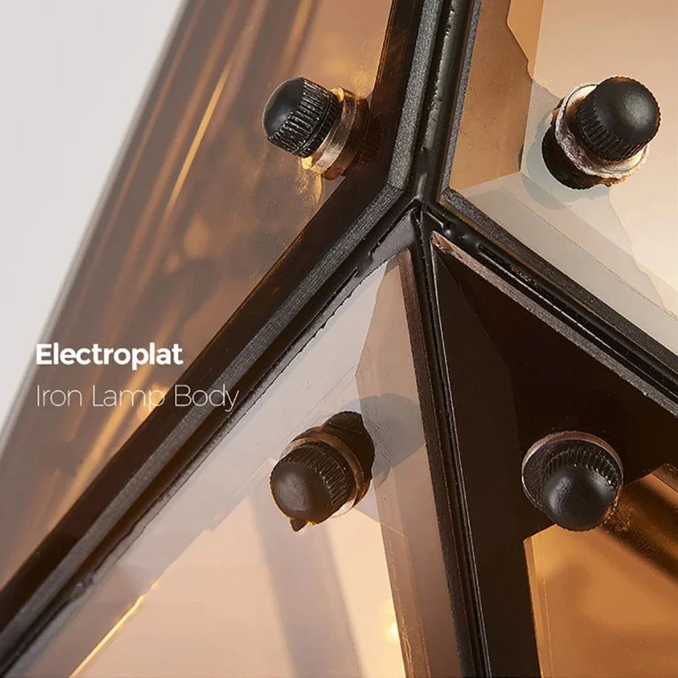 Modern Angular Diamond Style LED Pendant Light