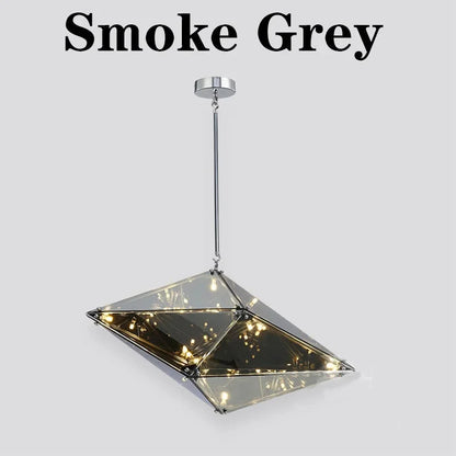 Modern Angular Diamond Style LED Pendant Light