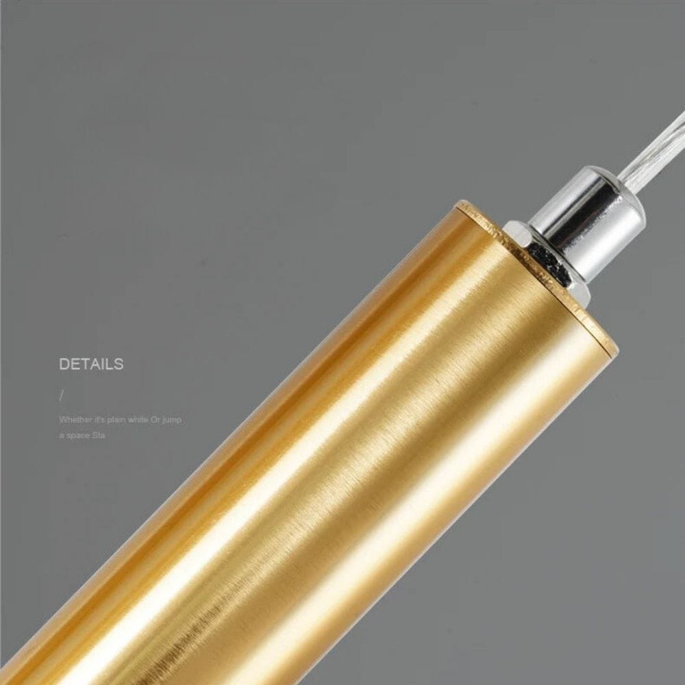 Modern Black & Gold Dining Room Ceiling Fixture