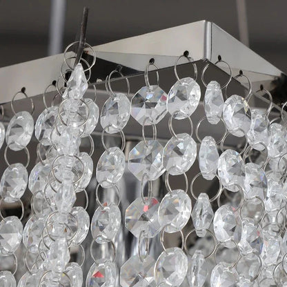 Modern Crystal Beaded Chandelier for Staircase&Foyer