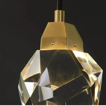 Classic Crystal Chandelier for High Ceiling Living Room