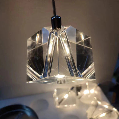 Modern Crystal Square Chandelier for Staircase