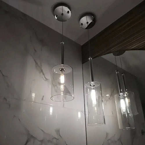 Modern Glass Bathroom Pendant Lighting