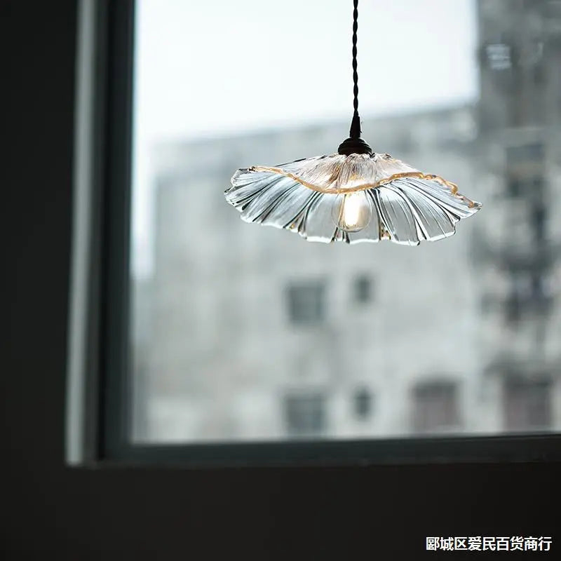 Modern Glass Flower Pendant Lights