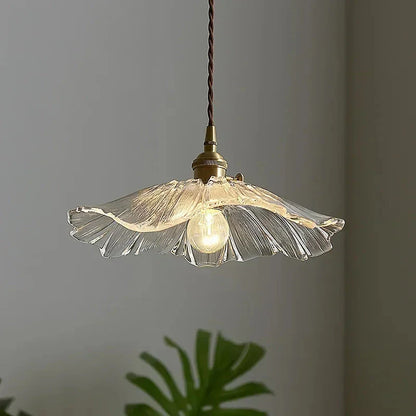 Modern Glass Flower Pendant Lights
