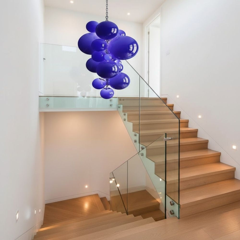 Vexo Modern Large Glass Bubble Chandelier