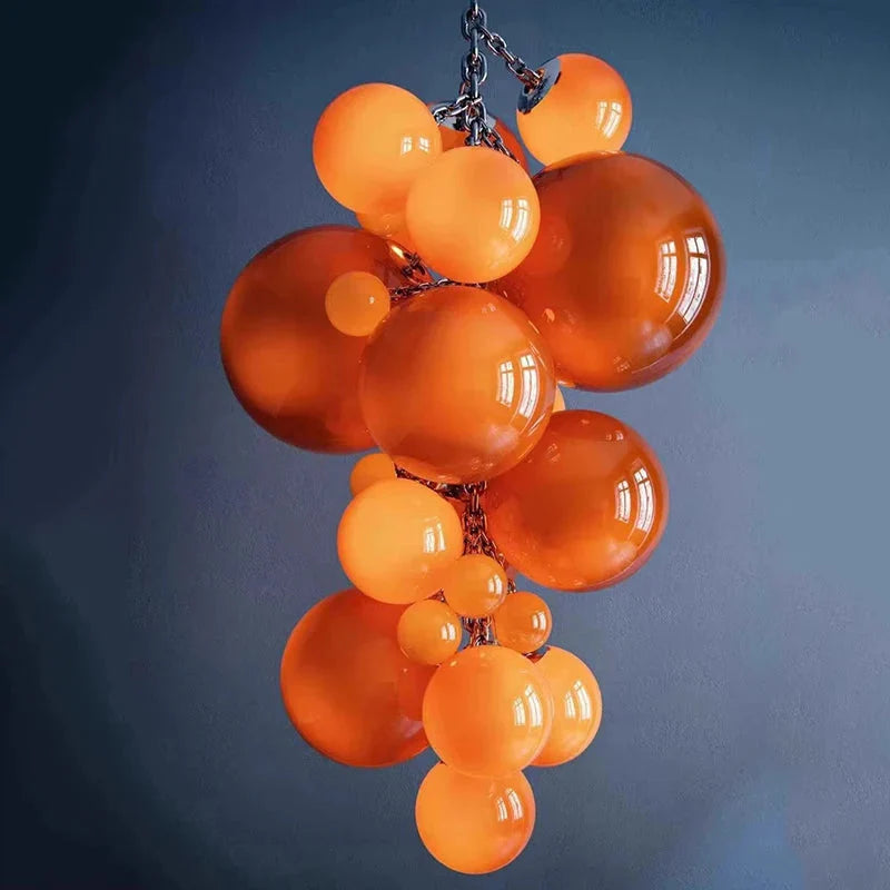 Vexo Modern Large Glass Bubble Chandelier