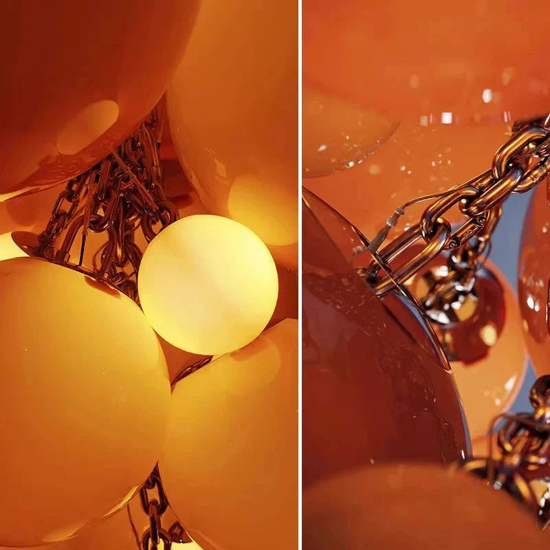 Vexo Modern Large Glass Bubble Chandelier