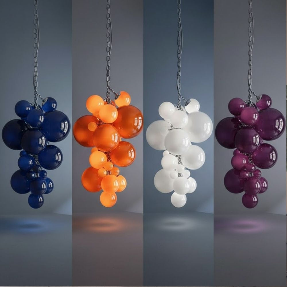 Vexo Modern Large Glass Bubble Chandelier