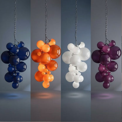 Vexo Modern Large Glass Bubble Chandelier