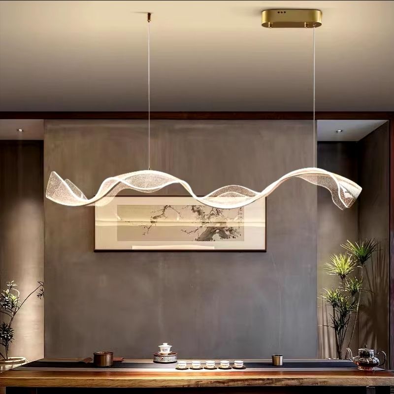Modern Ocean Wave Pendant Chandelier for Kitchen