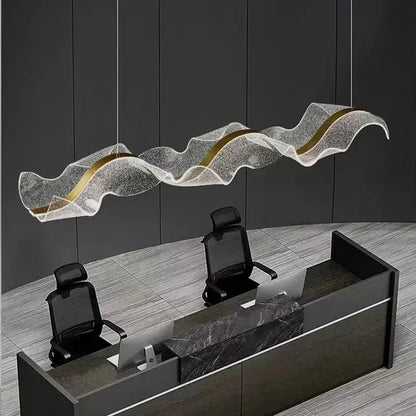 Modern Ocean Wave Pendant Chandelier for Kitchen