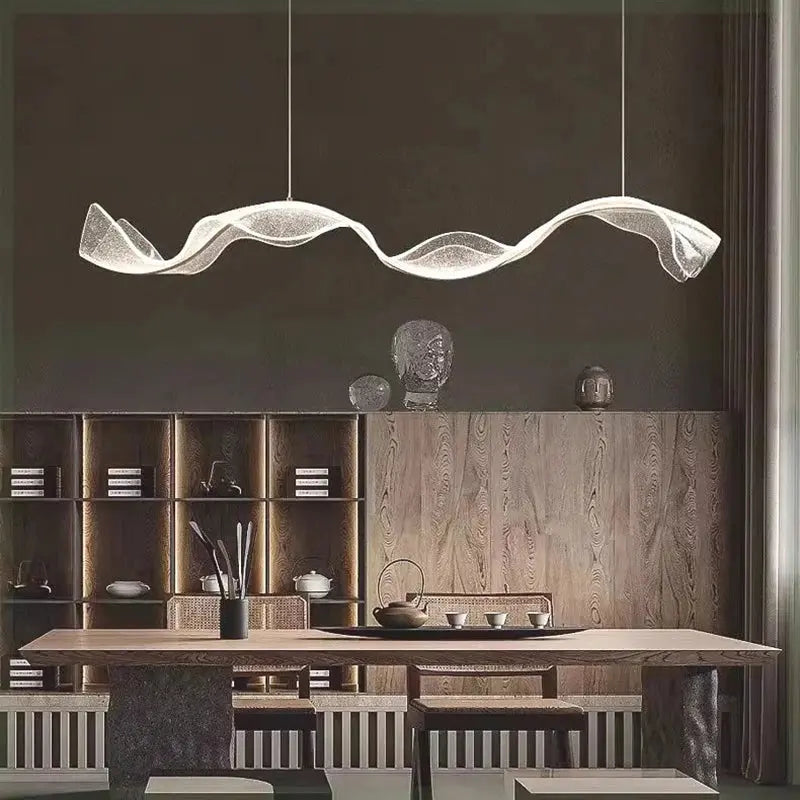 Modern Ocean Wave Pendant Chandelier for Kitchen