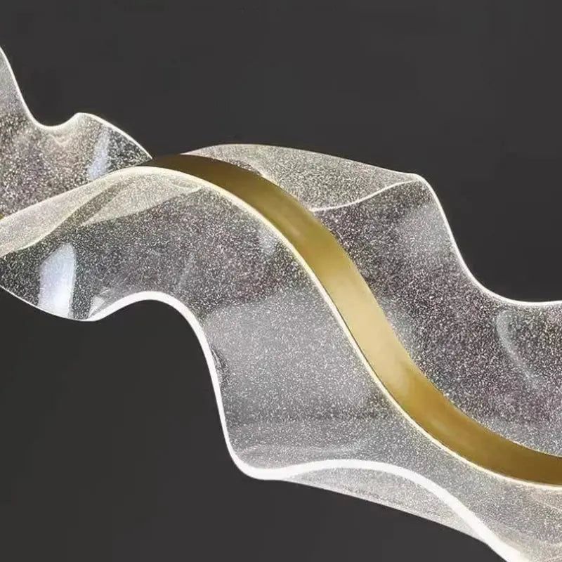 Modern Ocean Wave Pendant Chandelier for Kitchen