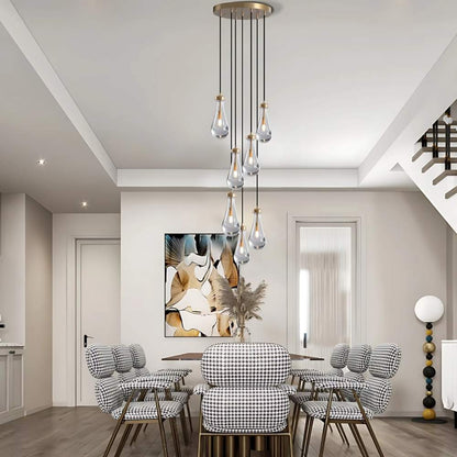 Classic Raindrop Chandelier for Foyer & Staircase