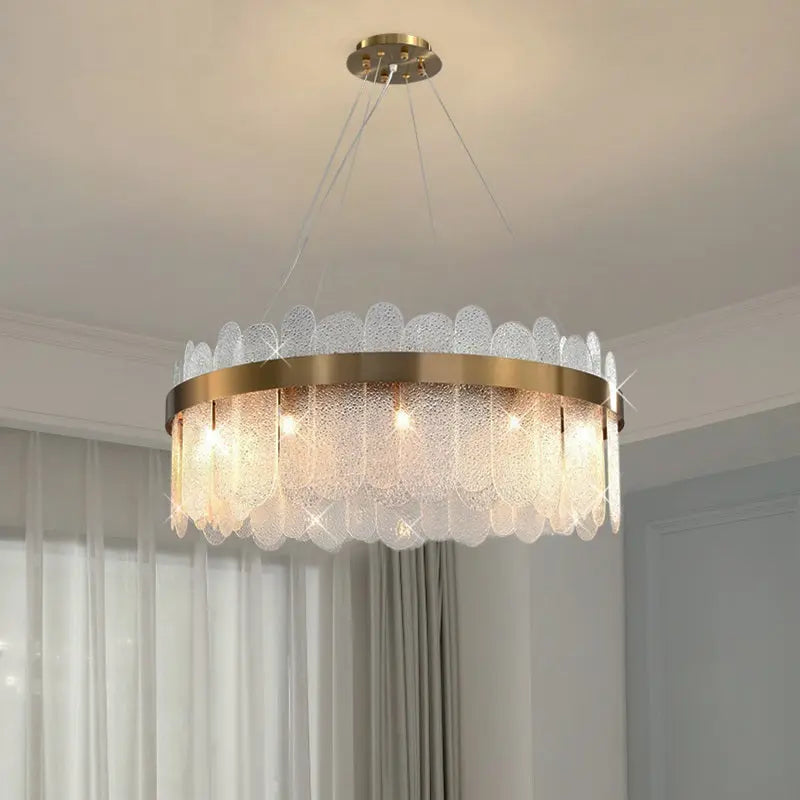 Modern Rock Crystal Chandelier