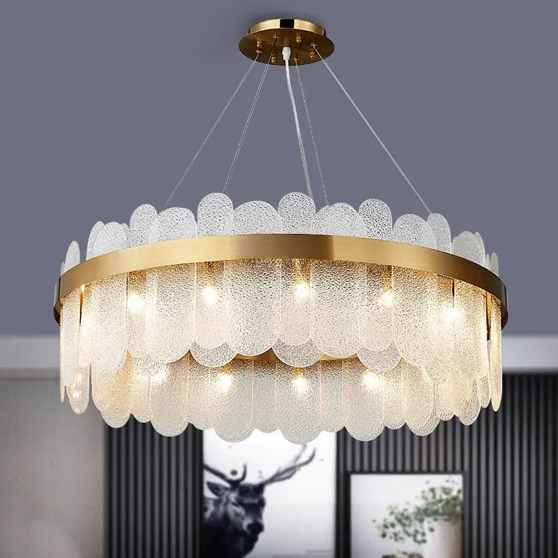 Modern Rock Crystal Chandelier