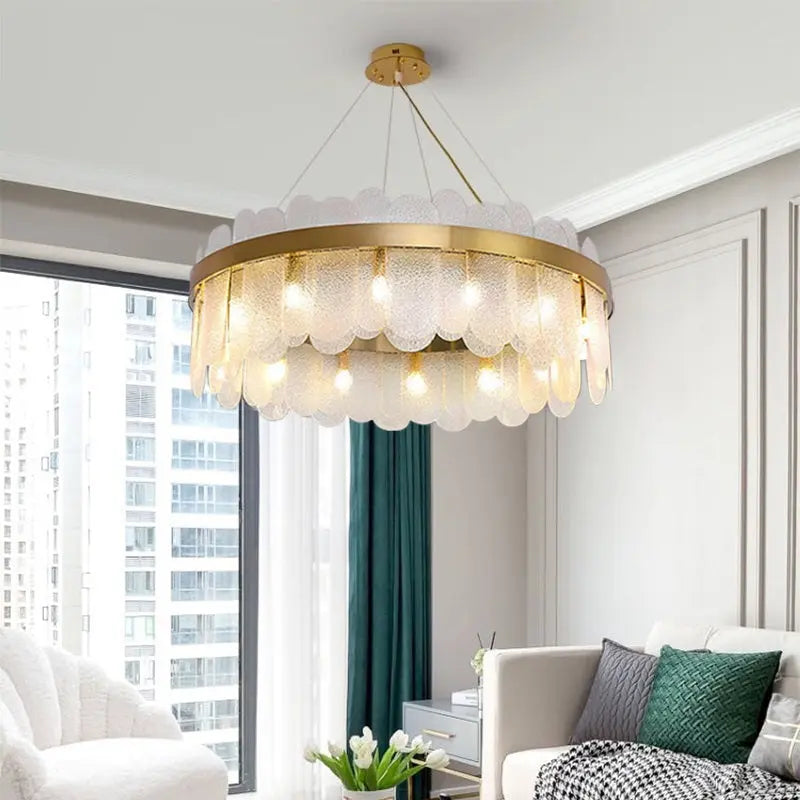 Modern Rock Crystal Chandelier