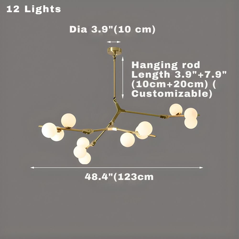 Lio Modern Tree Branch Ceiling Light Fixture