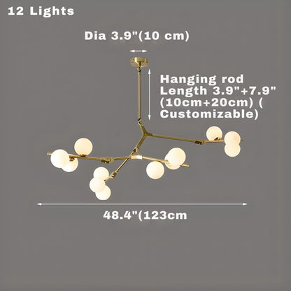 Lio Modern Tree Branch Ceiling Light Fixture