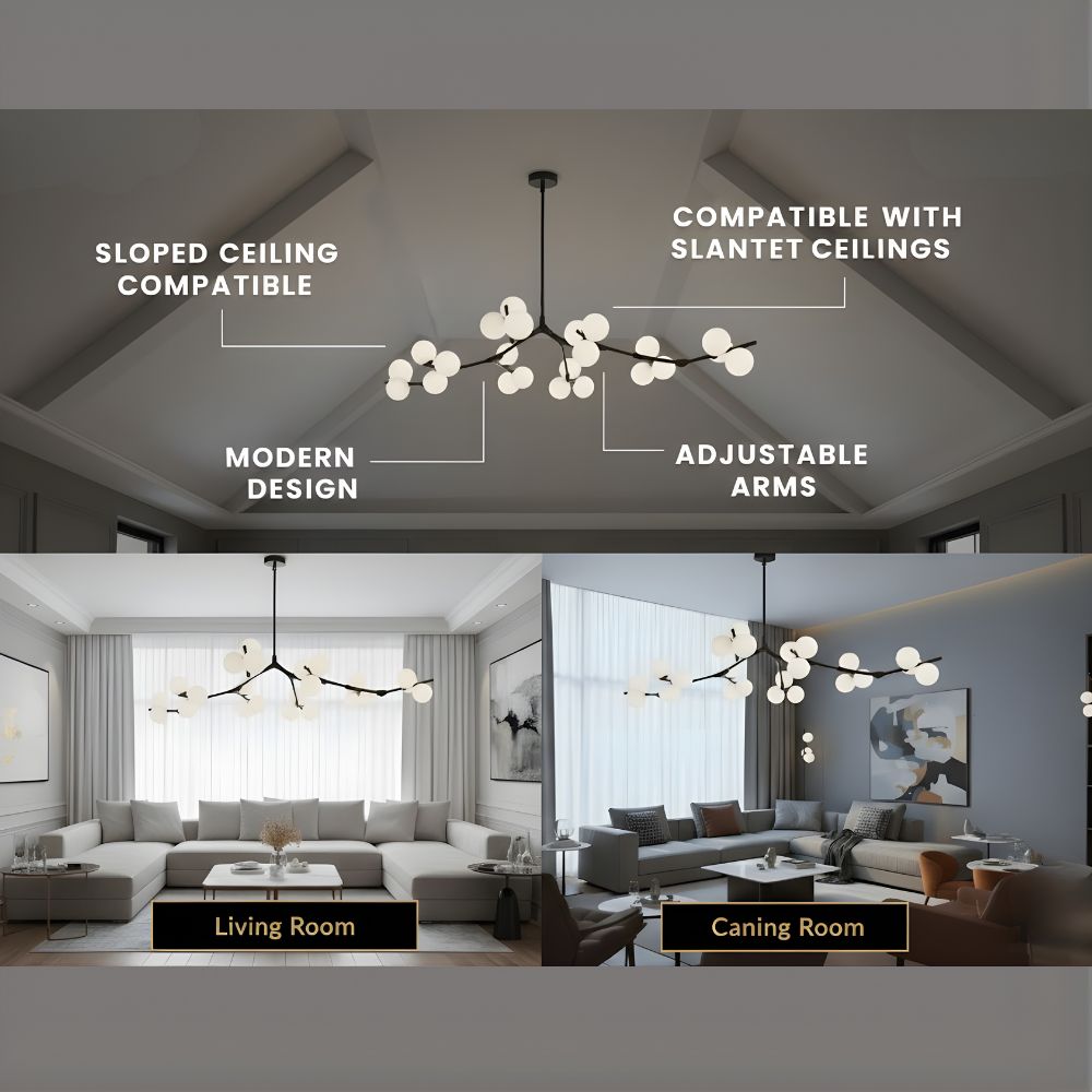 Lio Modern Tree Branch Ceiling Light Fixture