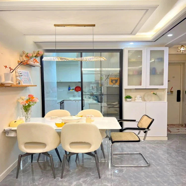 Moly Linear Crystal Chandelier for Dining Room&Kitchen