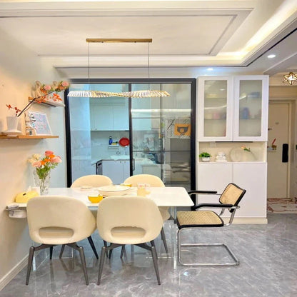 Moly Linear Crystal Chandelier for Dining Room&Kitchen