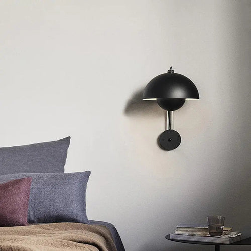 Rustics Mushroom Wall Light Black/White/Red/Yellow