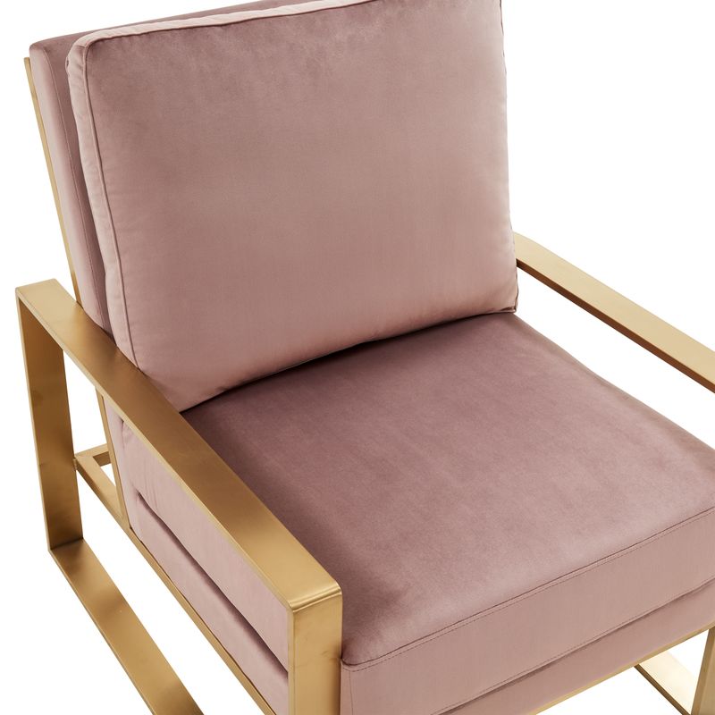 Emil Velvet Accent Armchair