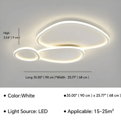 Nelis Modern Smart Led Flush Mount Ceiling Light