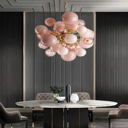 Neve Glass Bubble Chandelier