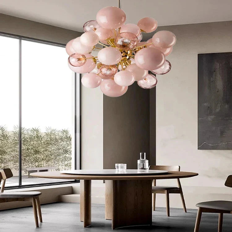 Neve Glass Bubble Chandelier