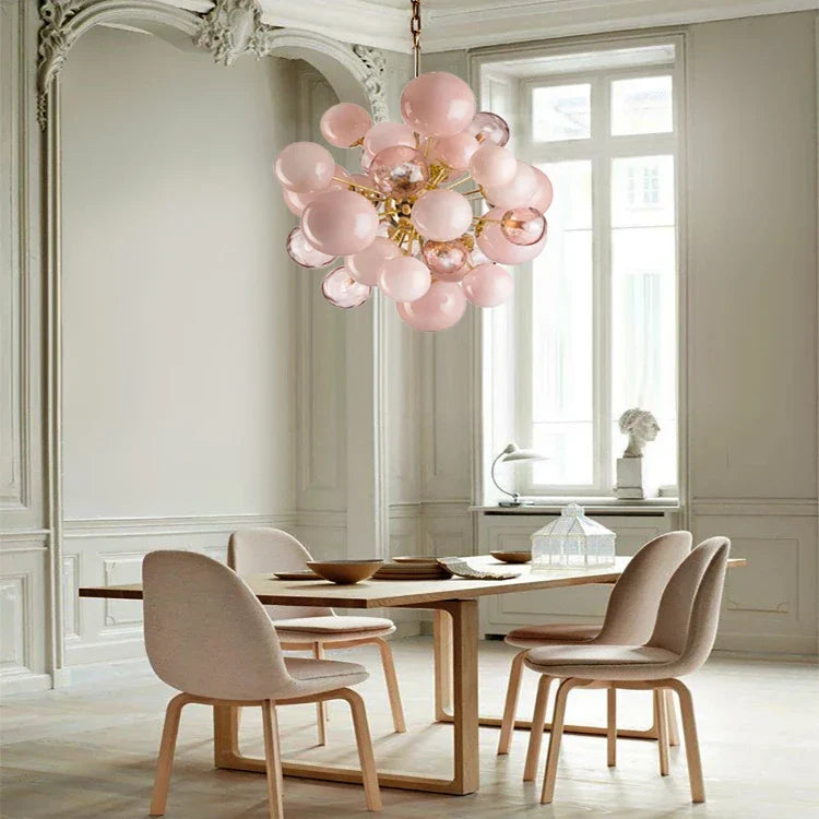 Neve Glass Bubble Chandelier