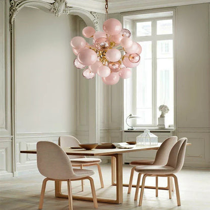 Neve Glass Bubble Chandelier