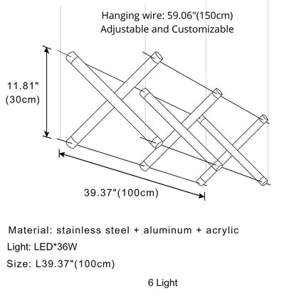 Nina Contemporary LED Kitchen Island Light