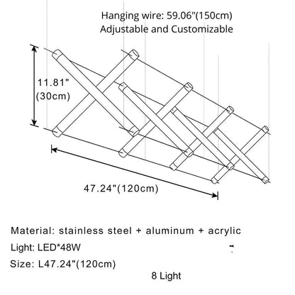 Nina Contemporary LED Kitchen Island Light