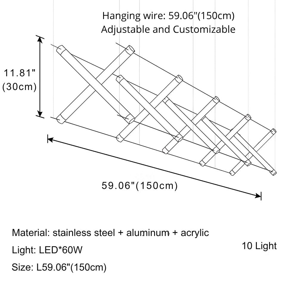 Classic Contemporary LED Kitchen Island Light