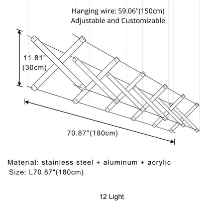 Classic Contemporary LED Kitchen Island Light
