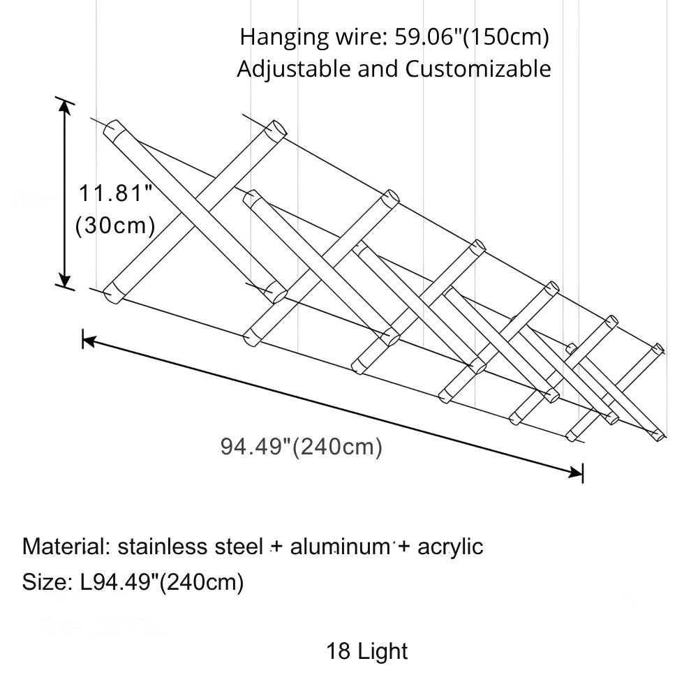 Nina Contemporary LED Kitchen Island Light