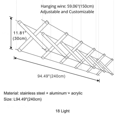 Nina Contemporary LED Kitchen Island Light