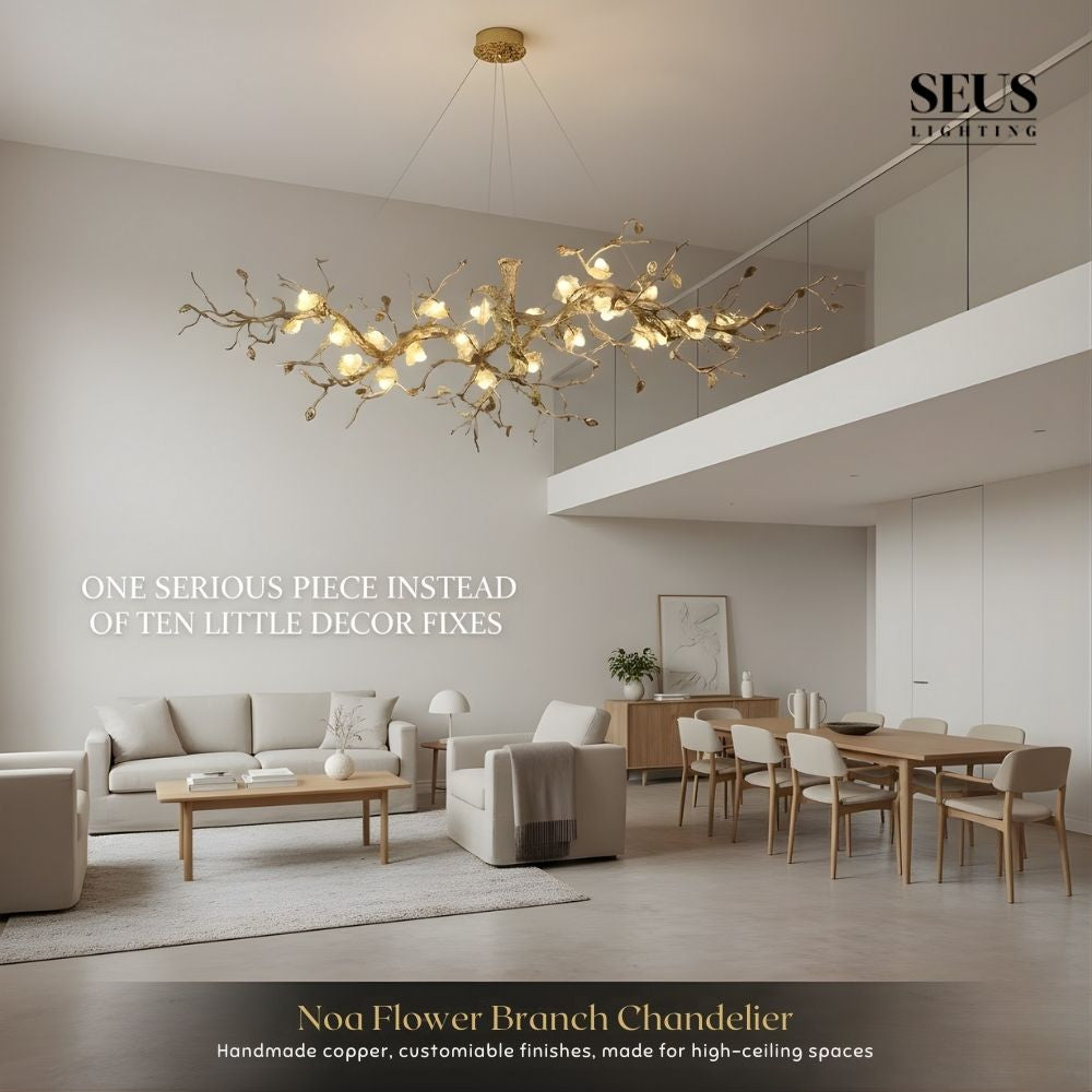 Noa Flower Branch Chandelier